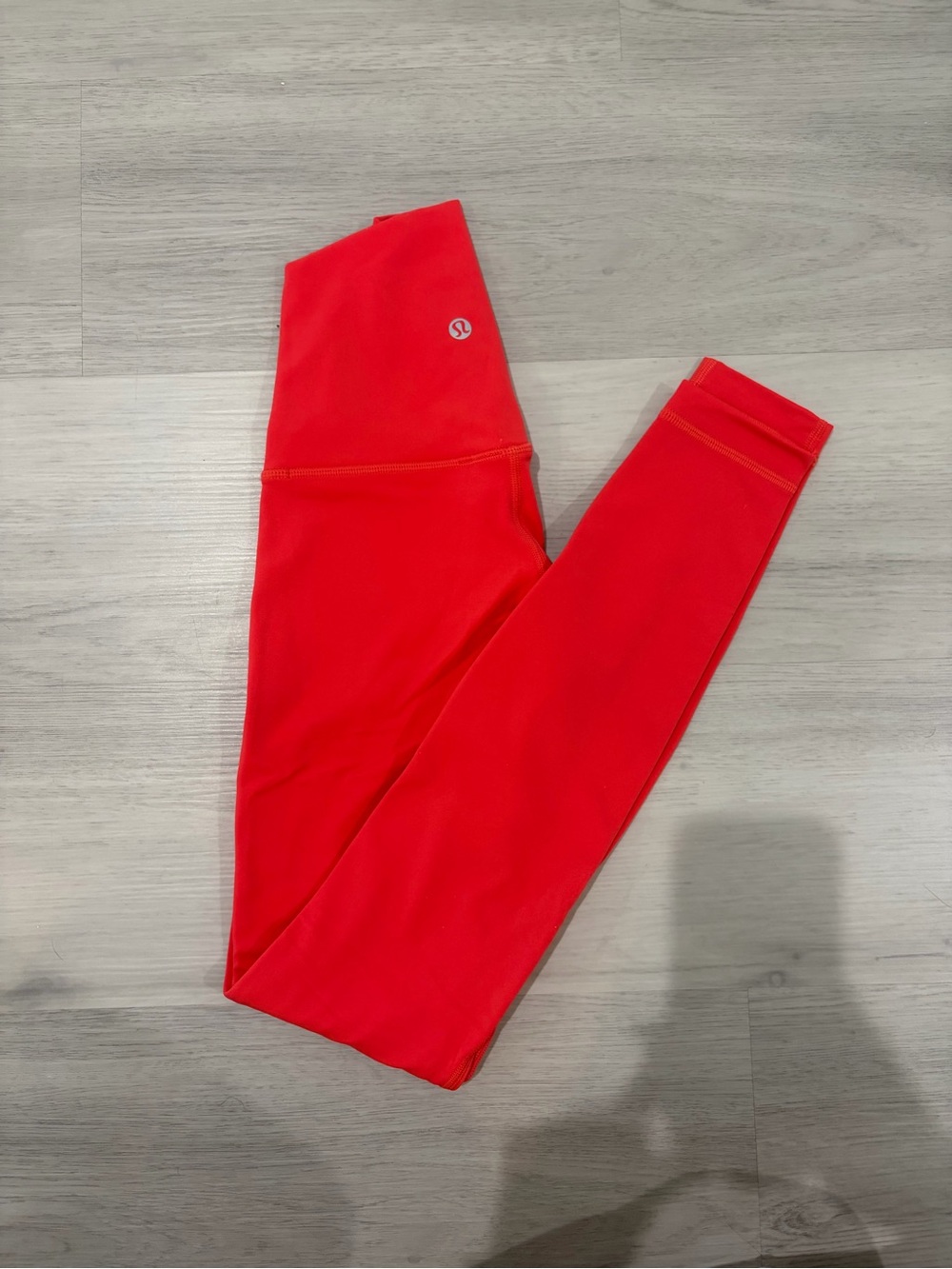 lululemon athletica Bright Red High-Rise Athletic Leggings Align size 2